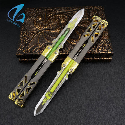 Octane Butterfly Knife Octane Balisong Octane Heirloom Replica Prop For Display