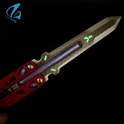 Octane Heirloom Prototype Octane Balisong Recolor Trainer Octane Butterfly Knife New Skin Prop IRL