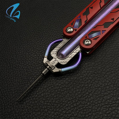 Octane Heirloom Prototype Octane Balisong Recolor Trainer Octane Butterfly Knife New Skin Prop IRL