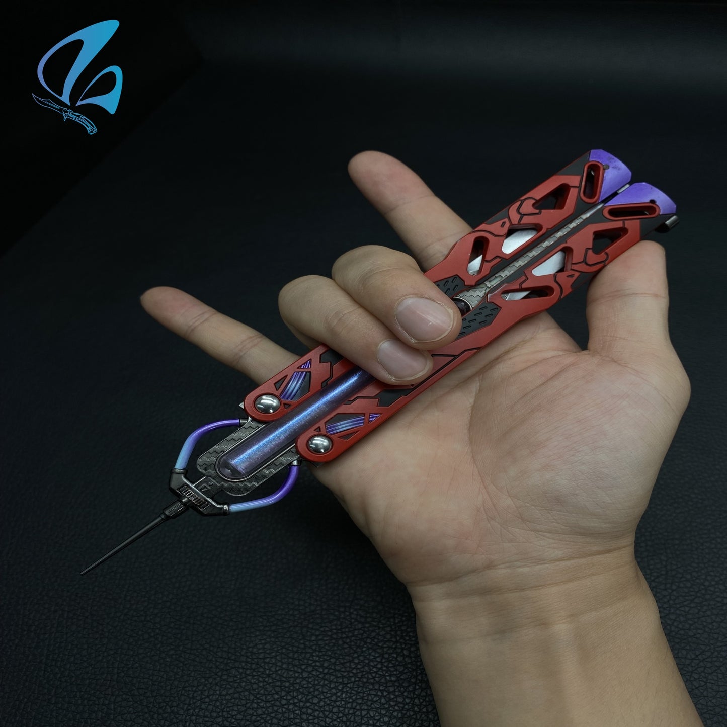 Octane Heirloom Prototype Octane Balisong Recolor Trainer Octane Butterfly Knife New Skin Prop IRL