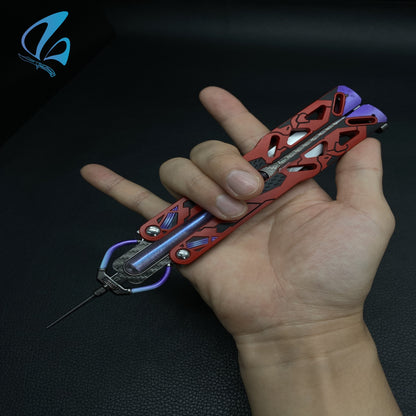 Octane Heirloom Prototype Octane Balisong Recolor Trainer Octane Butterfly Knife New Skin Prop IRL