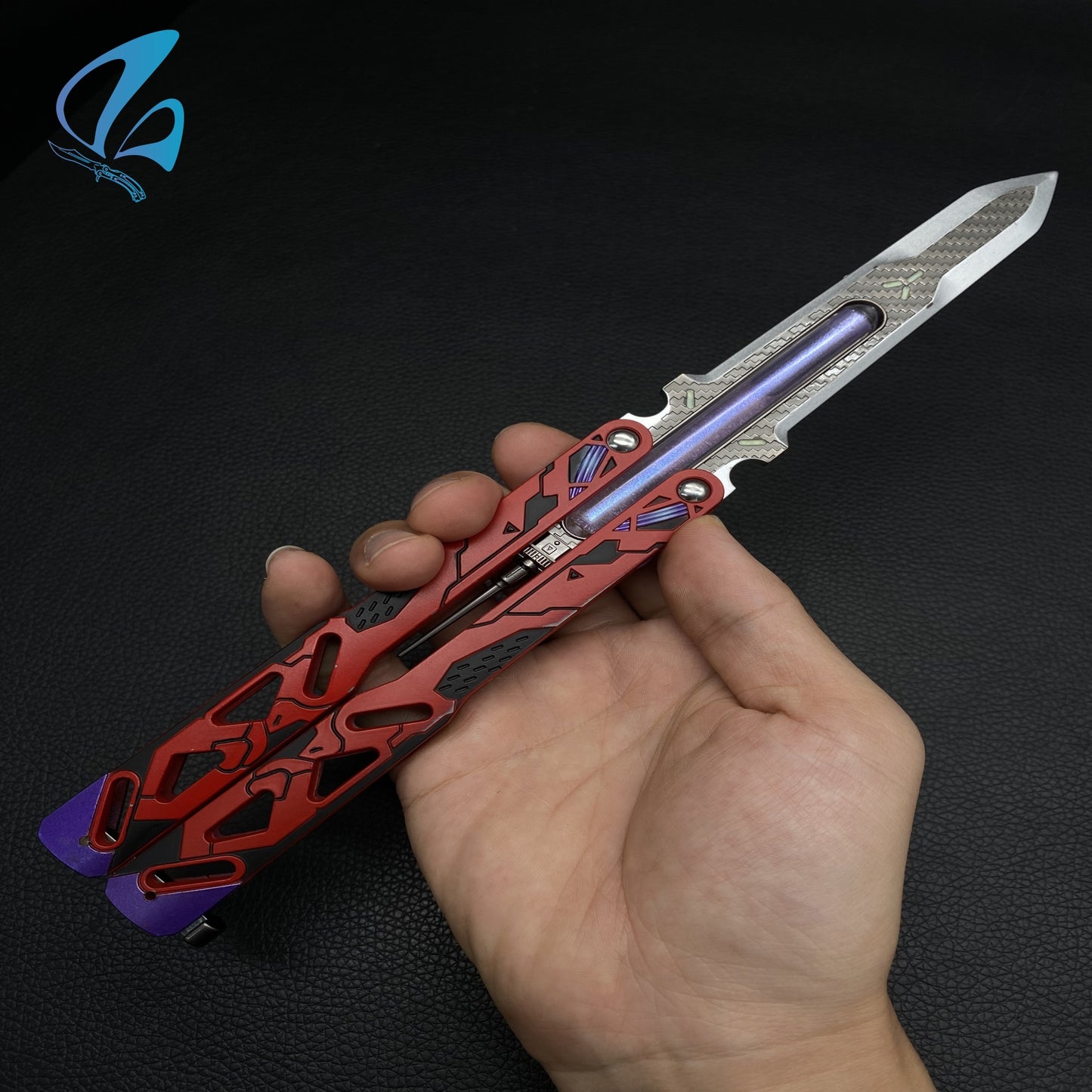 Octane Heirloom Prototype Octane Balisong Recolor Trainer Octane Butterfly Knife New Skin Prop IRL