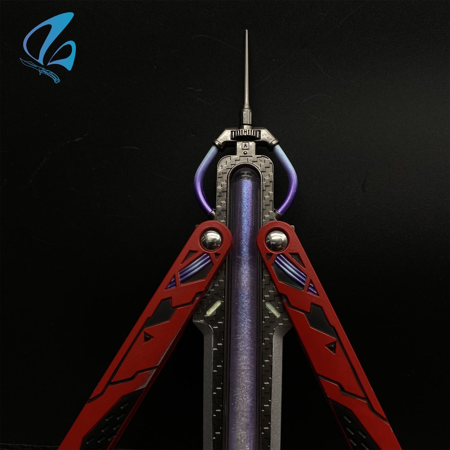 Octane Heirloom Prototype Octane Balisong Recolor Trainer Octane Butterfly Knife New Skin Prop IRL