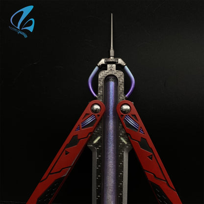 Octane Heirloom Prototype Octane Balisong Recolor Trainer Octane Butterfly Knife New Skin Prop IRL