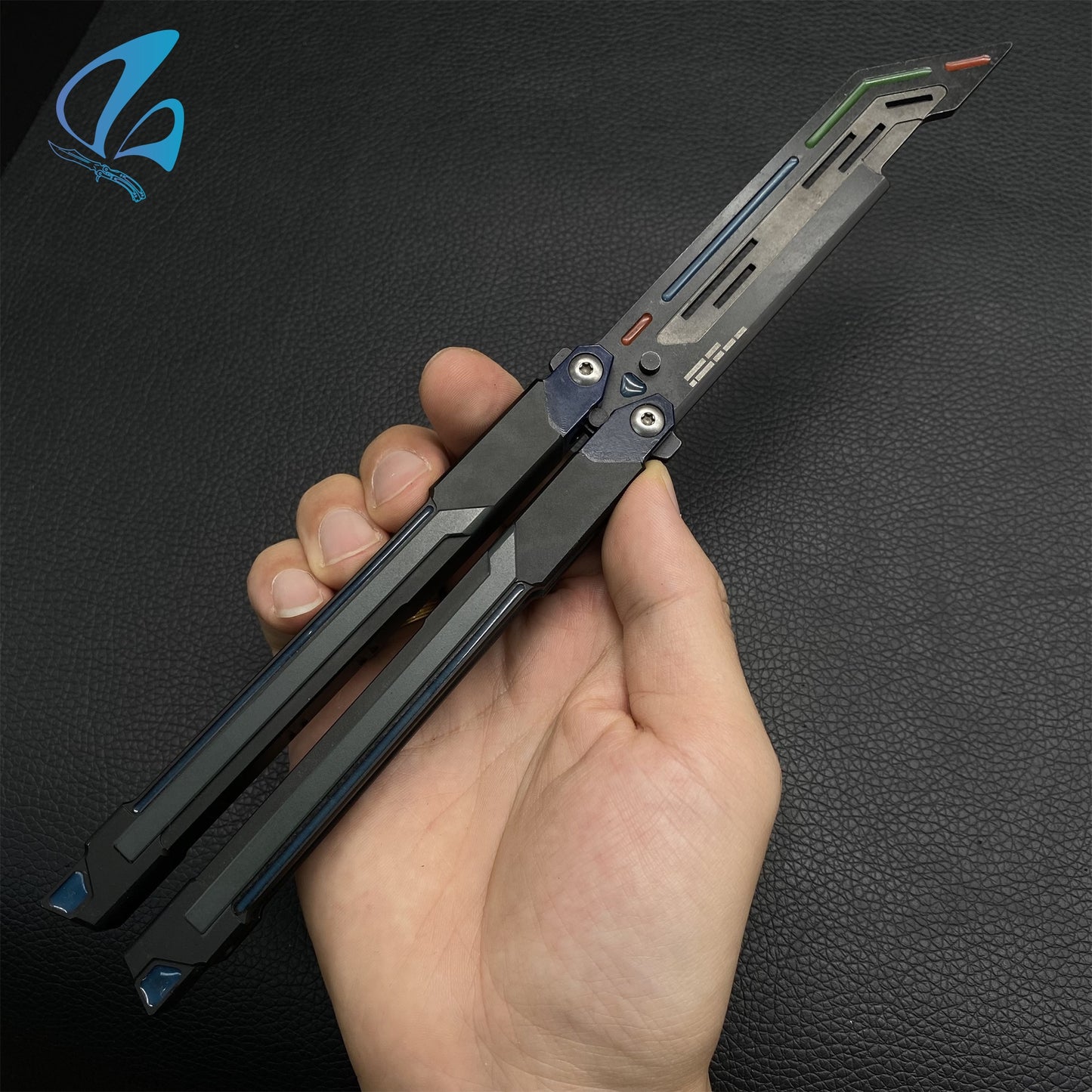 High-End RGX Knife RGX Butterfly Knife Trainer CNC Aluminium Handle RGX Balisong Trainer