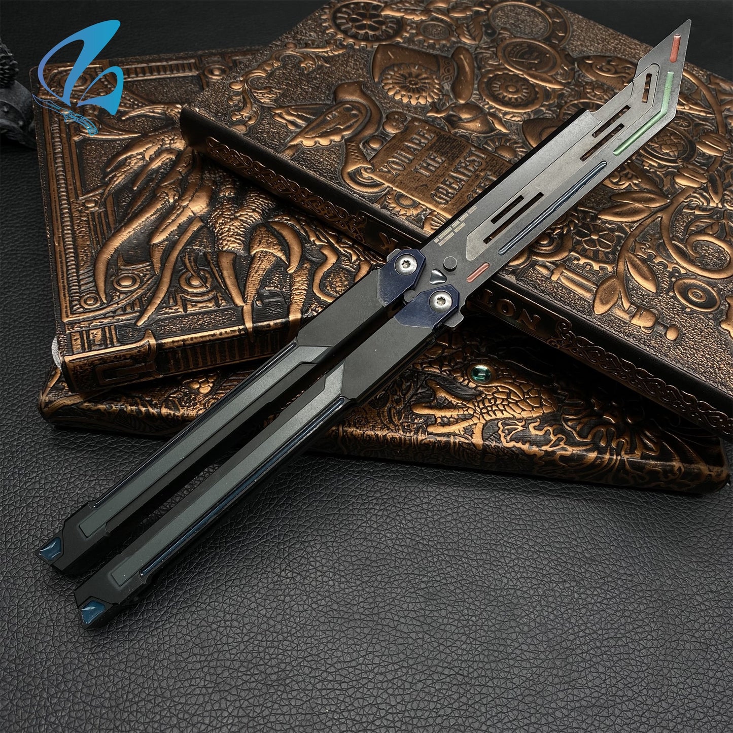 High-End RGX Knife RGX Butterfly Knife Trainer CNC Aluminium Handle RGX Balisong Trainer