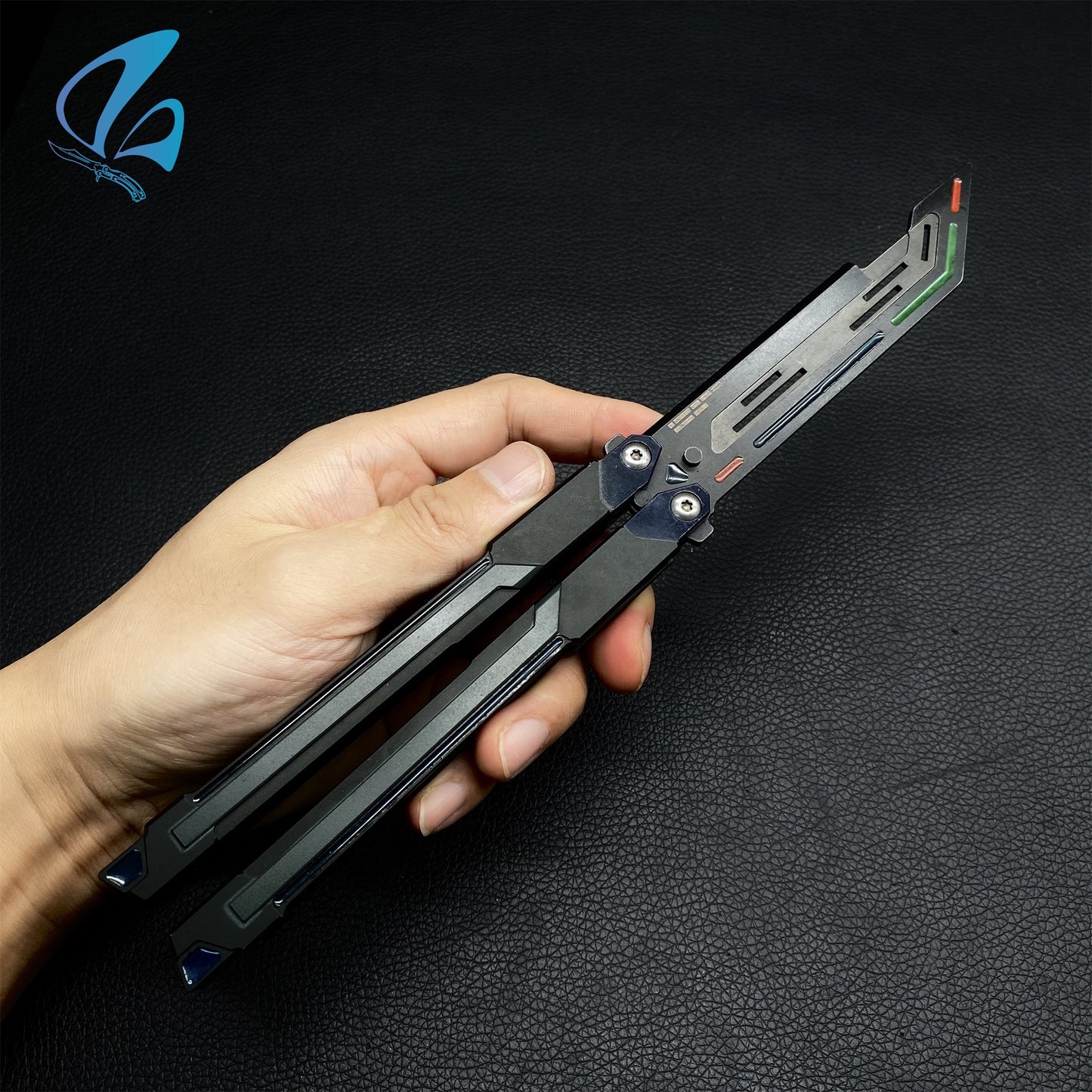 High-End RGX Knife RGX Butterfly Knife Trainer CNC Aluminium Handle RGX Balisong Trainer