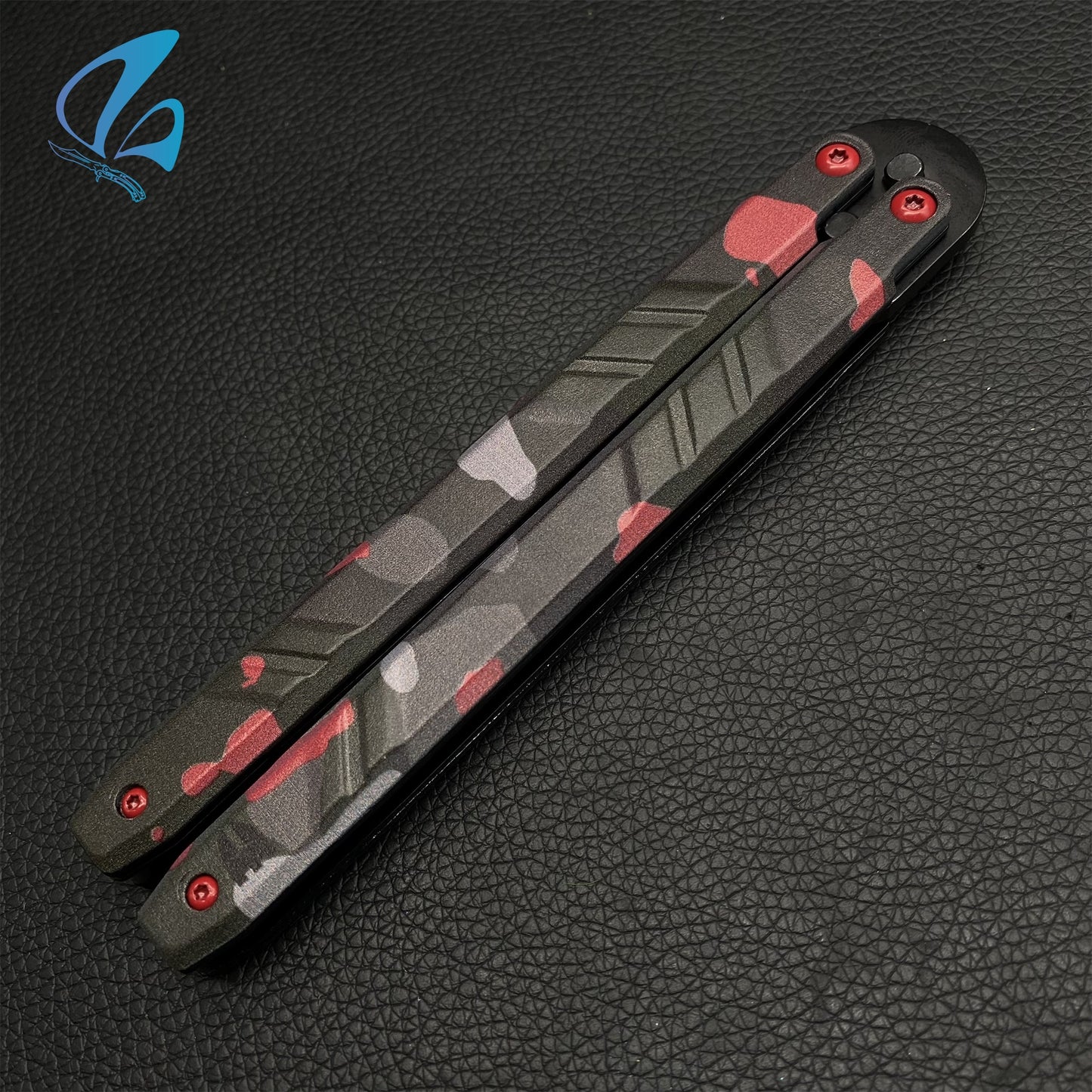 Recon Knife Butterfly Knife Trainer CNC Aluminium Handle Steel Blade Recon Balisong Trainer