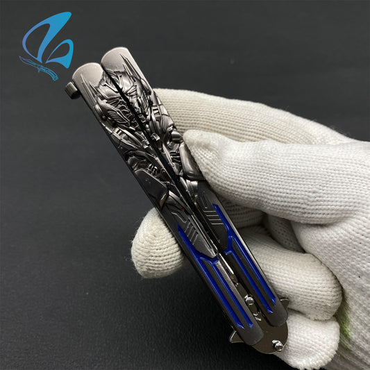 Automobile Robot Butterfly Knife Robot Balisong Fan Art For Display Only