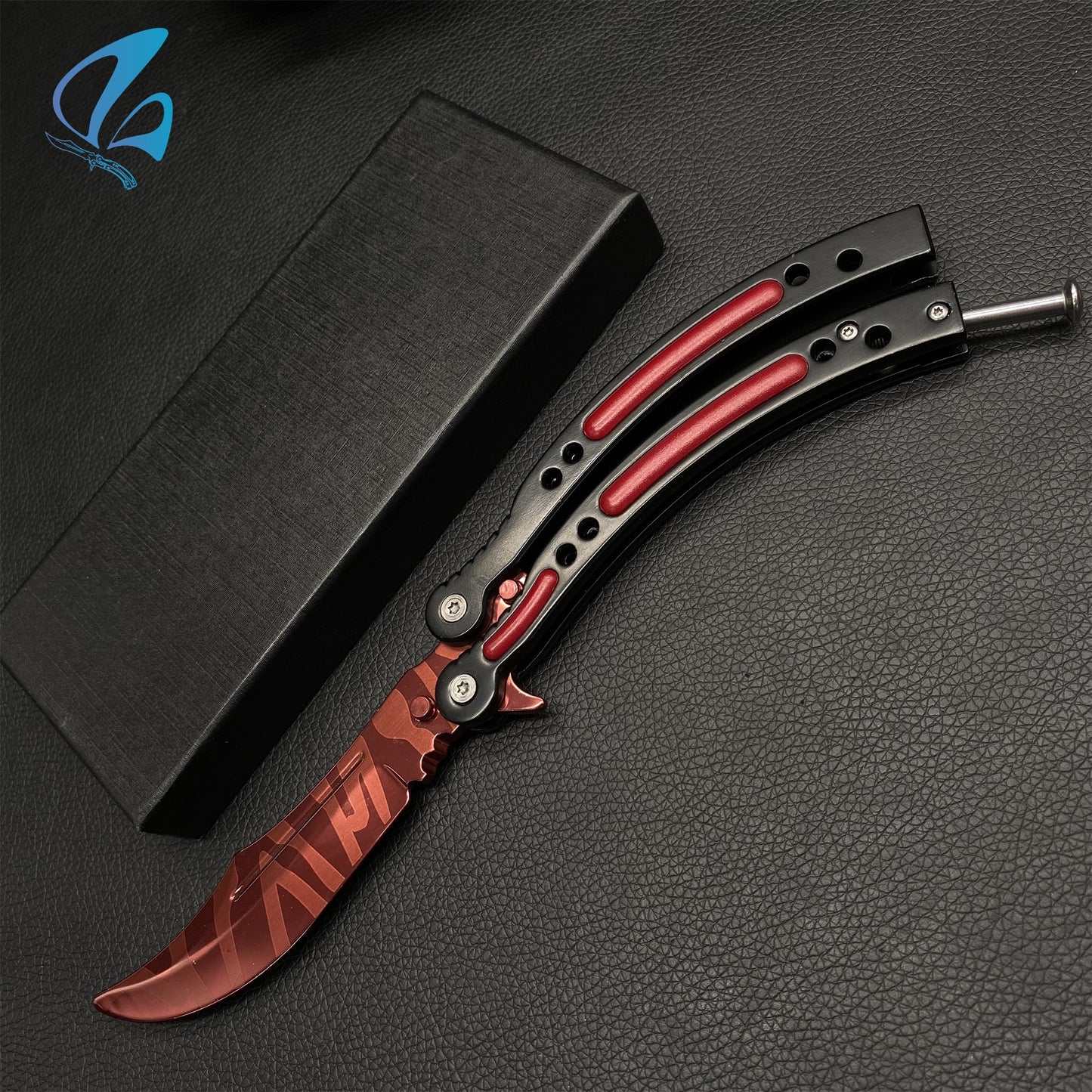 CSGO Slaughter Butterfly Knife Trainer Slaughter Skin Balisong Trainer