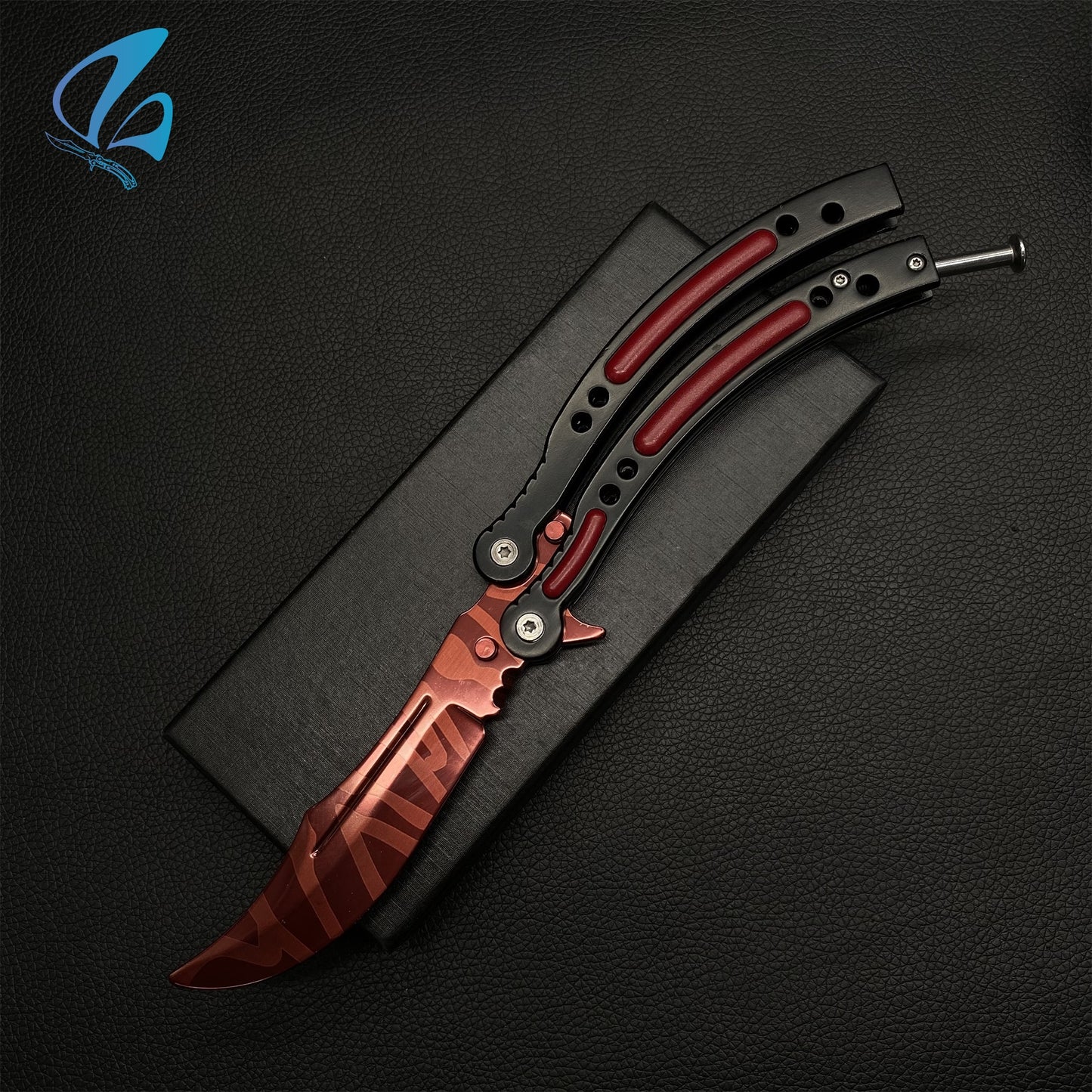 CSGO Slaughter Butterfly Knife Trainer Slaughter Skin Balisong Trainer