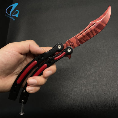 CSGO Slaughter Butterfly Knife Trainer Slaughter Skin Balisong Trainer