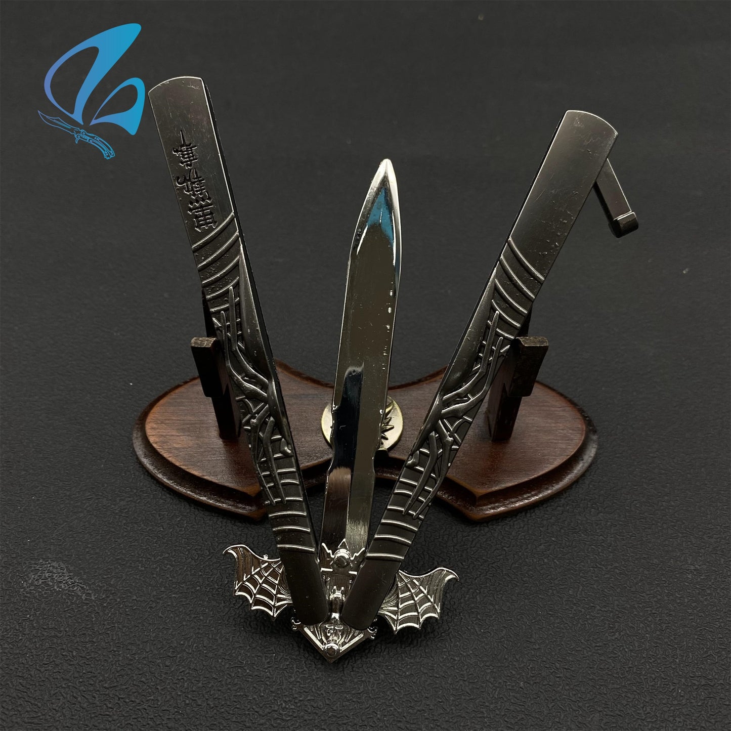 Horror Spider Butterfly Knife Spider Balisong Fan Art For Display Only