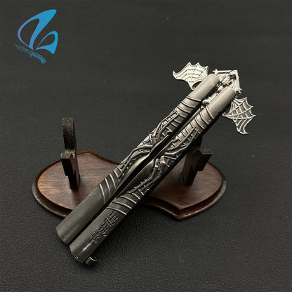 Horror Spider Butterfly Knife Spider Balisong Fan Art For Display Only