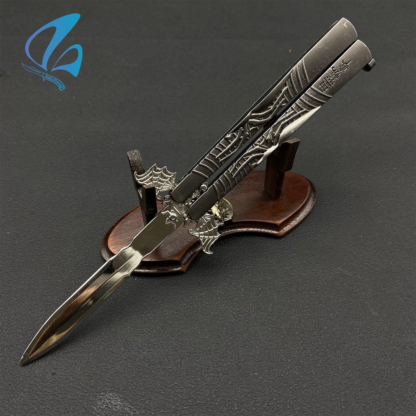 Horror Spider Butterfly Knife Spider Balisong Fan Art For Display Only