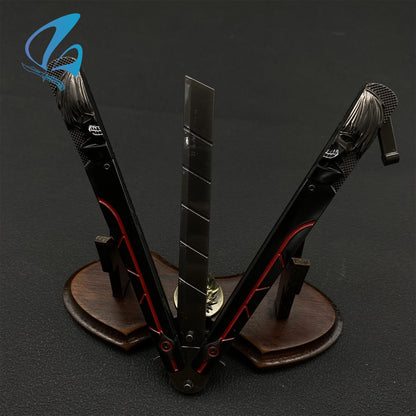 Tokyo Zombie Butterfly Knife Demon Balisong Fan Art For Display Only