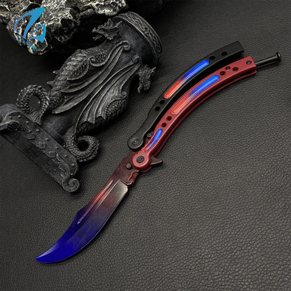 CSGO Triple Fade Butterfly Knife Trainer Triple Fade Skin Balisong Trainer