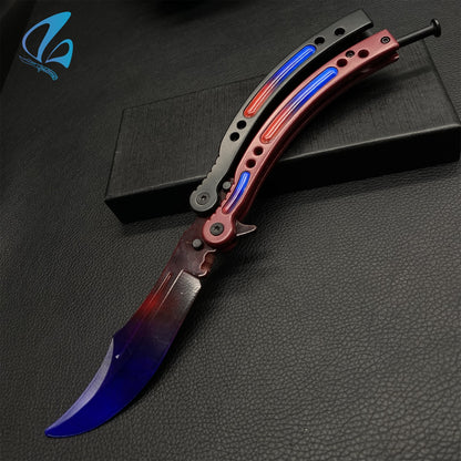 CSGO Triple Fade Butterfly Knife Trainer Triple Fade Skin Balisong Trainer