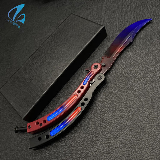 CSGO Triple Fade Butterfly Knife Trainer Triple Fade Skin Balisong Trainer