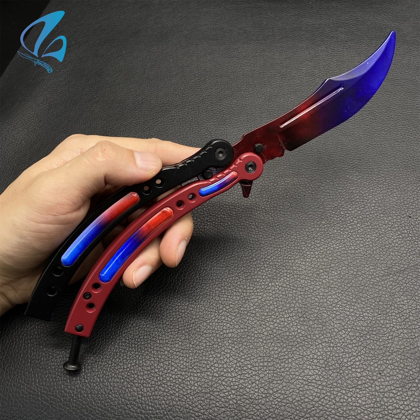 CSGO Triple Fade Butterfly Knife Trainer Triple Fade Skin Balisong Trainer