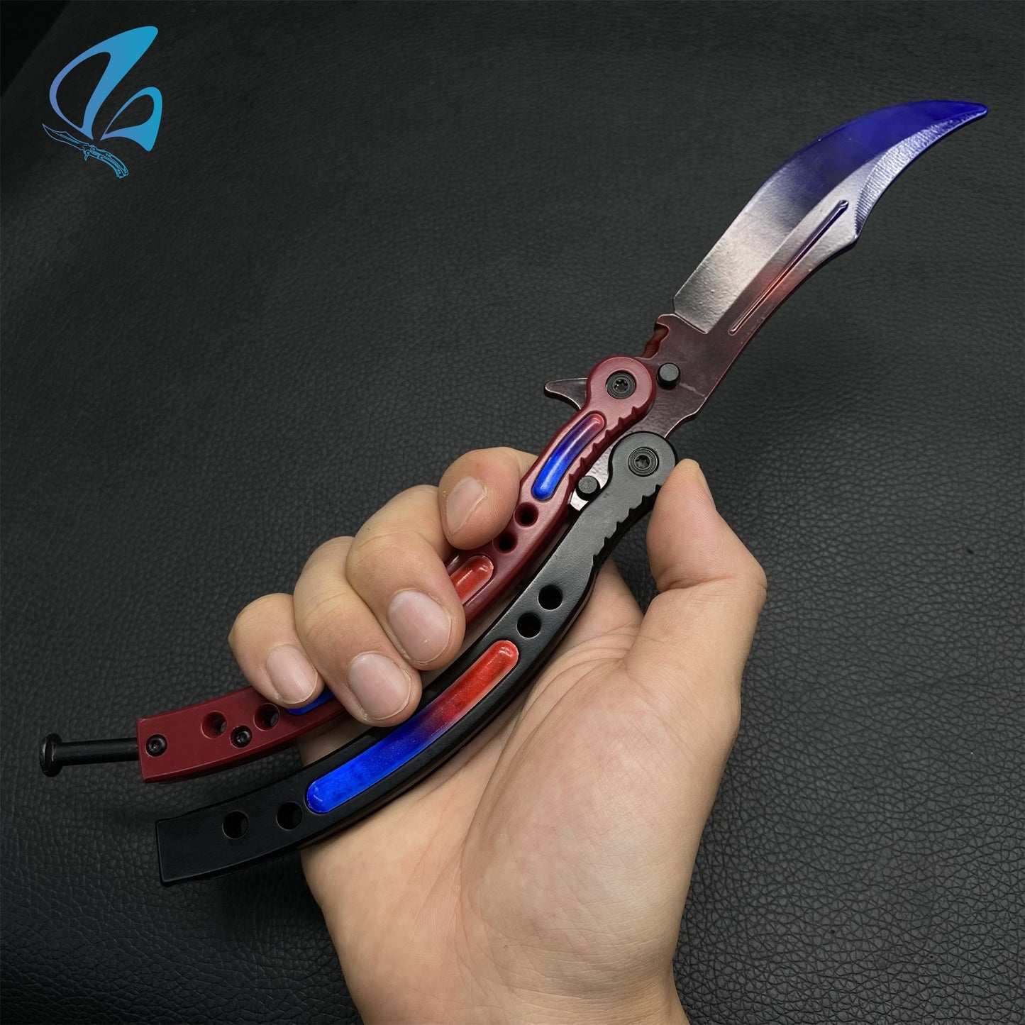 CSGO Triple Fade Butterfly Knife Trainer Triple Fade Skin Balisong Trainer