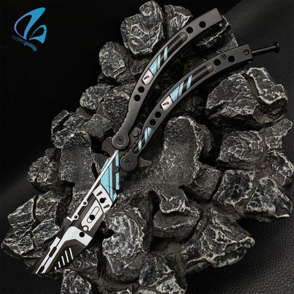 CSGO Vulcan Butterfly Knife Trainer Vulcan Skin Balisong Trainer