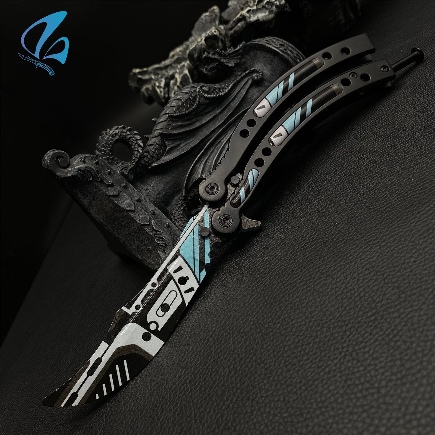 CSGO Vulcan Butterfly Knife Trainer Vulcan Skin Balisong Trainer