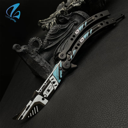 CSGO Vulcan Butterfly Knife Trainer Vulcan Skin Balisong Trainer