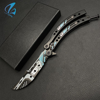 CSGO Vulcan Butterfly Knife Trainer Vulcan Skin Balisong Trainer