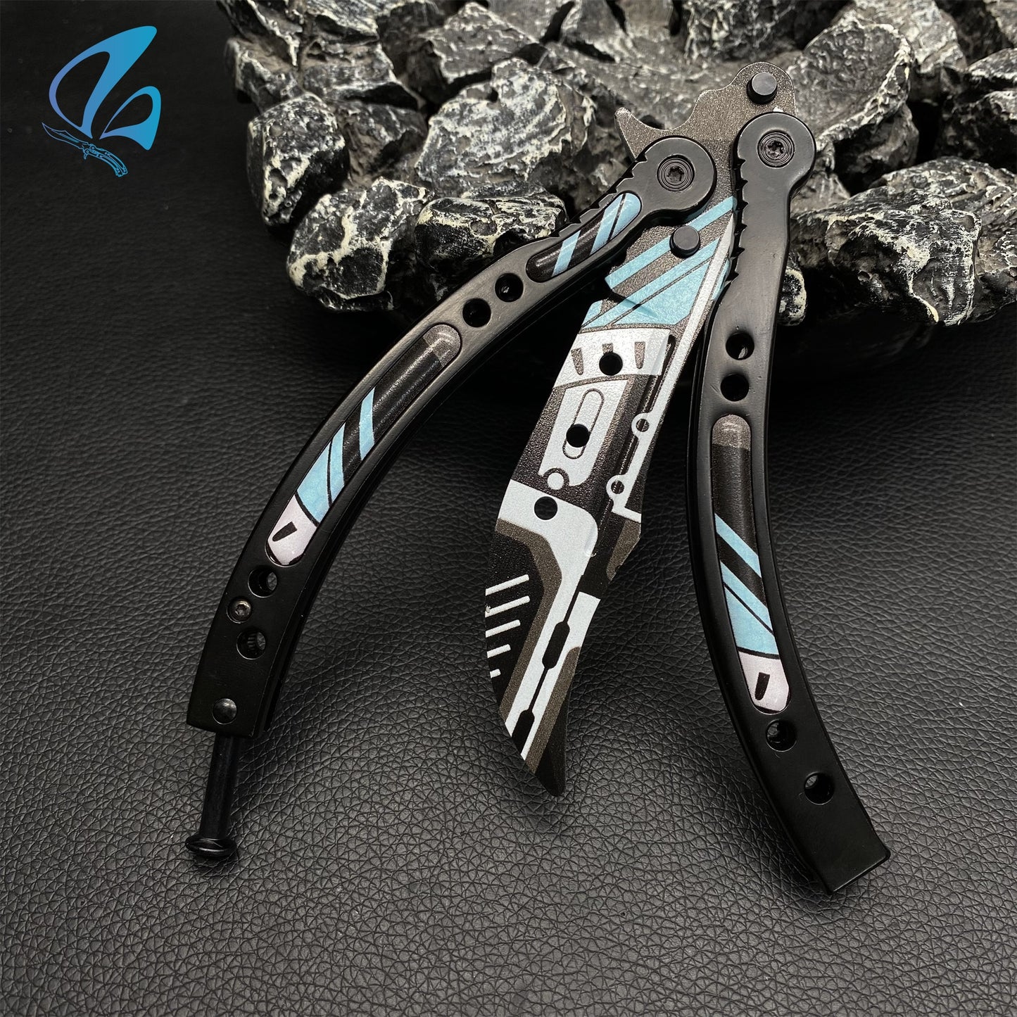 CSGO Vulcan Butterfly Knife Trainer Vulcan Skin Balisong Trainer