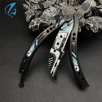 CSGO Vulcan Butterfly Knife Trainer Vulcan Skin Balisong Trainer