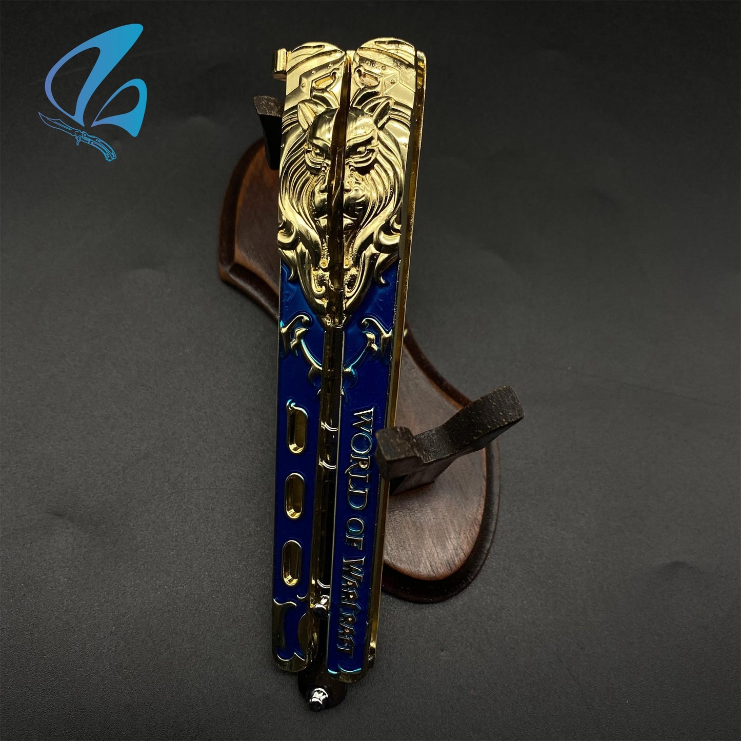 WOW Fanmade Butterfly Knife Classical Game Balisong Fan Art For Display Only