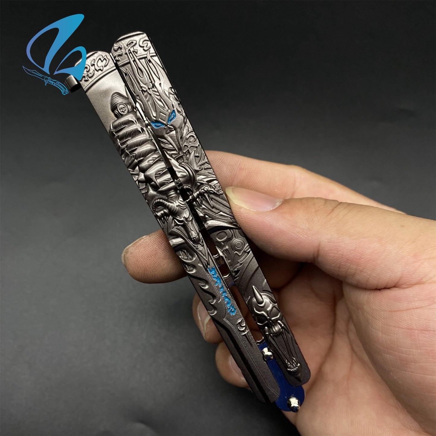 WOW Fanmade Butterfly Knife Classical Game Balisong Fan Art For Display Only