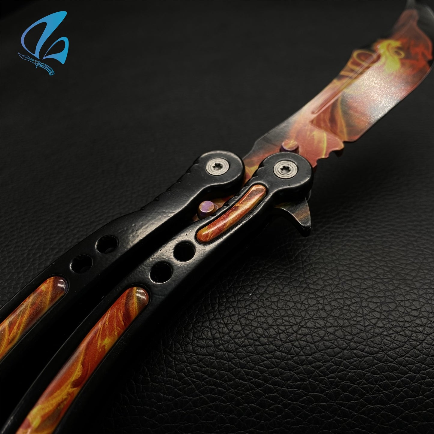 CSGO Wildfire Butterfly Knife Trainer Wildfire Skin Balisong Trainer