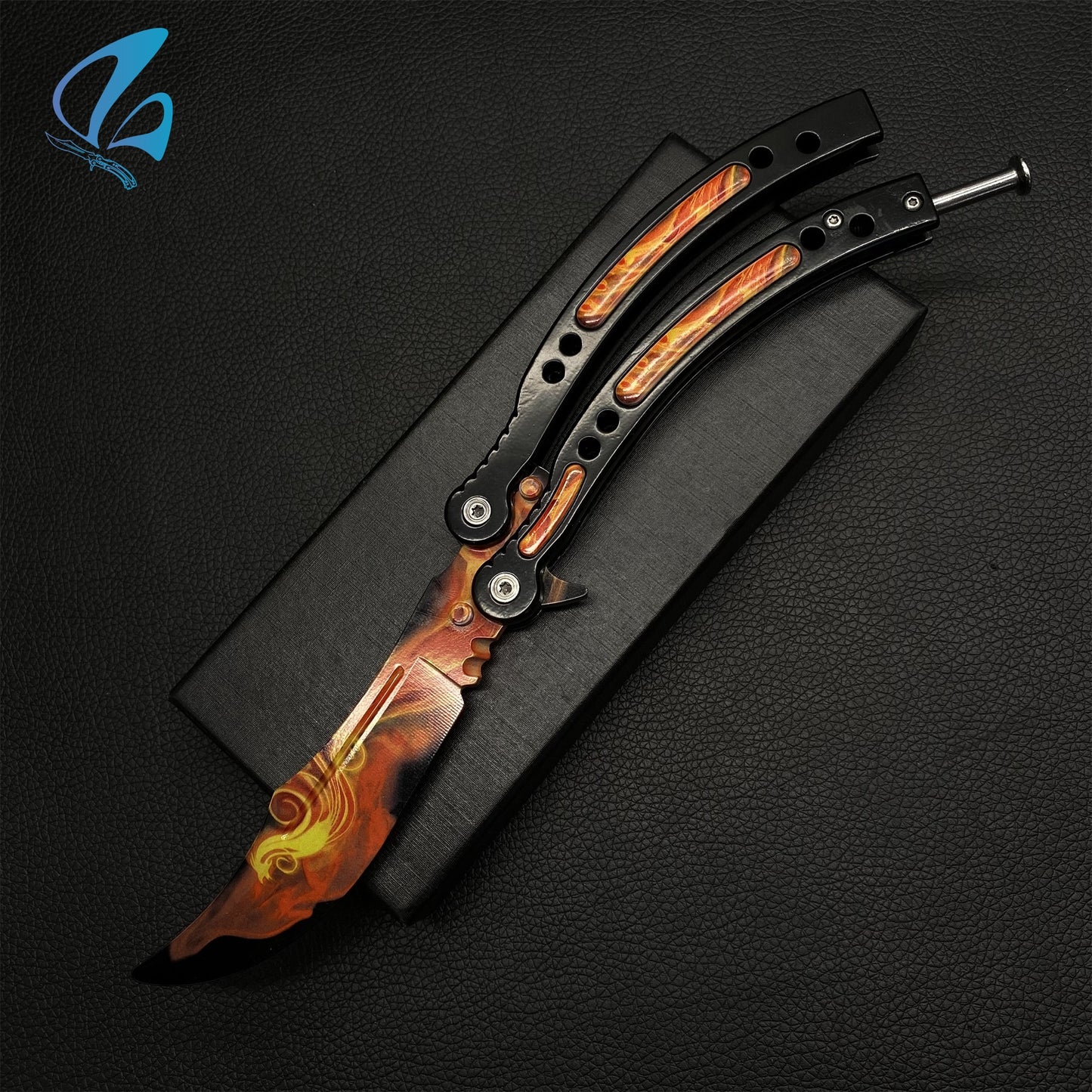 CSGO Wildfire Butterfly Knife Trainer Wildfire Skin Balisong Trainer