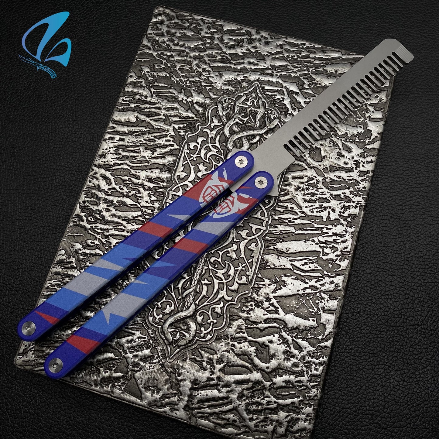 CNC Yoru Comb Blunt Blade Aluminum Alloy Balisong Trainer