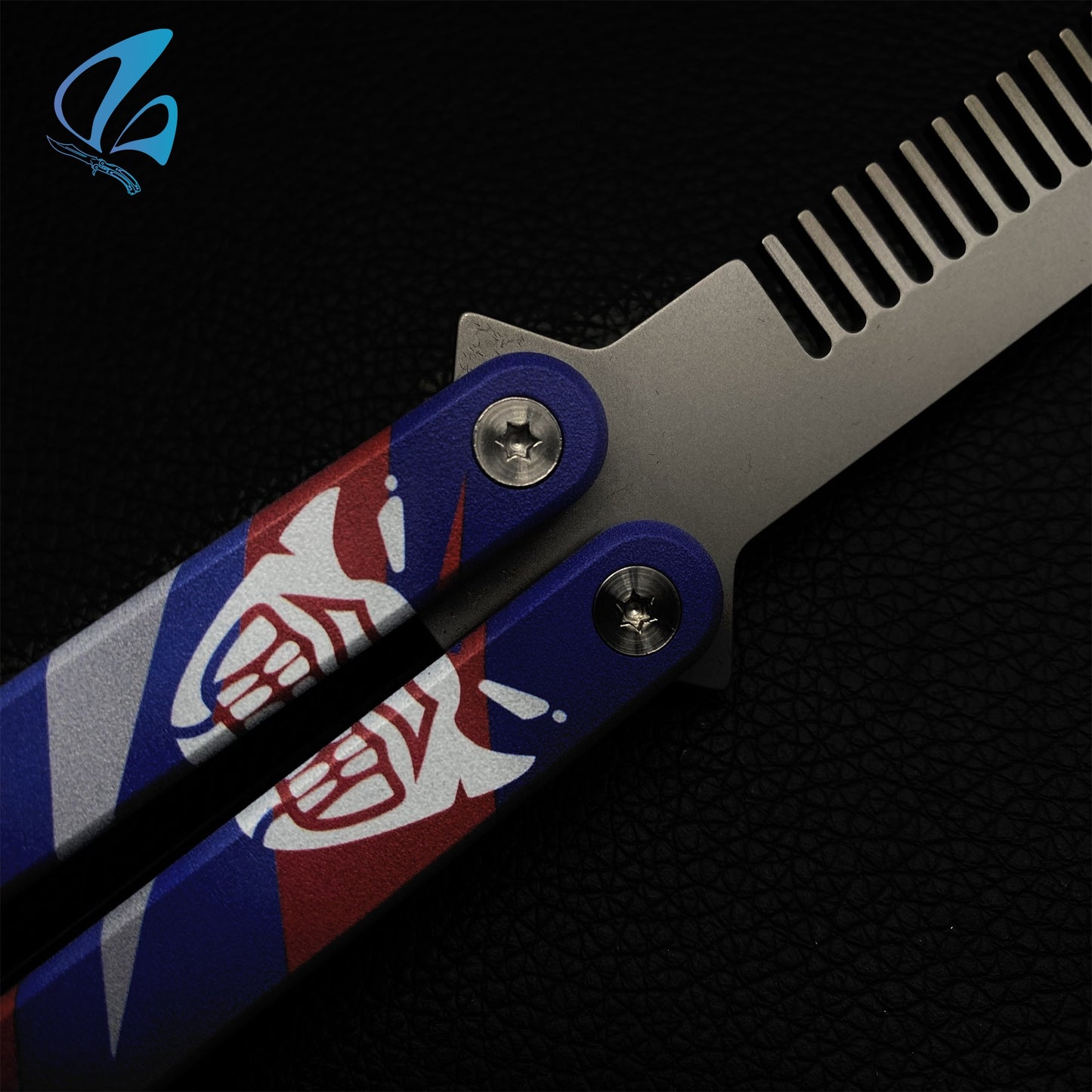 CNC Yoru Comb Blunt Blade Aluminum Alloy Balisong Trainer