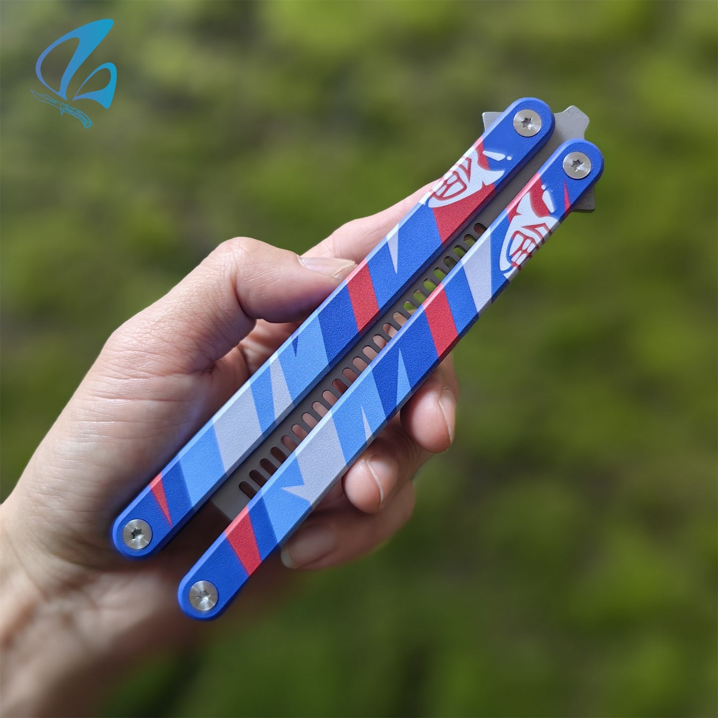 CNC Yoru Comb Blunt Blade Aluminum Alloy Balisong Trainer