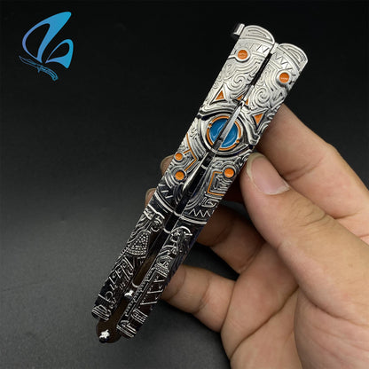 Zelda Fanmade Butterfly Knife Hot Switch Game Balisong Fan Art For Display Only