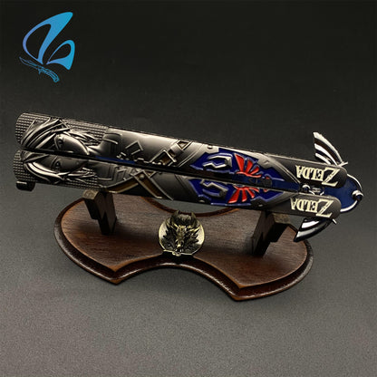 Zelda Fanmade Butterfly Knife Hot Switch Game Balisong Fan Art For Display Only