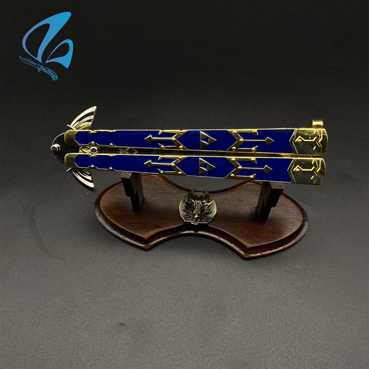 Zelda Fanmade Butterfly Knife Hot Switch Game Balisong Fan Art For Display Only