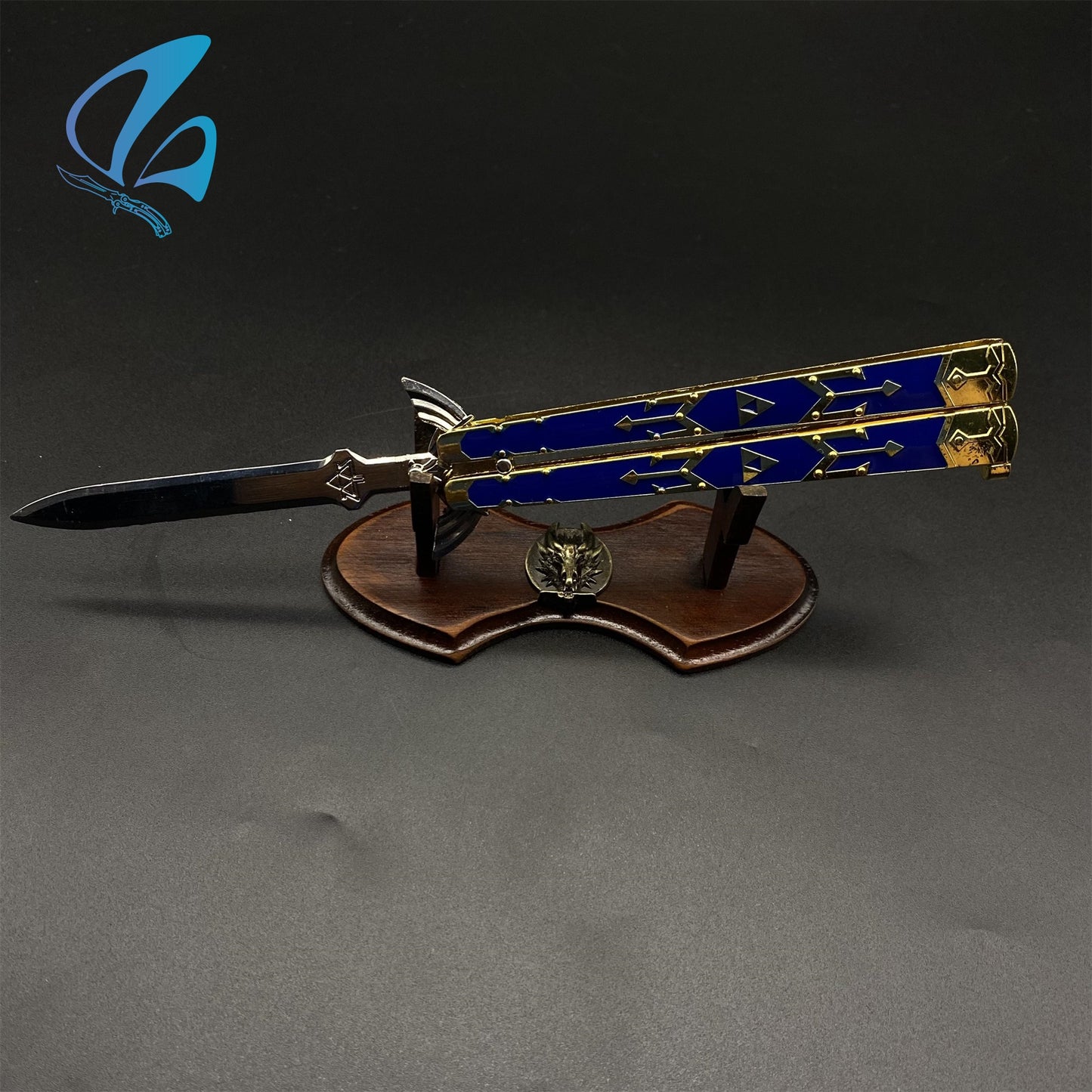 Zelda Fanmade Butterfly Knife Hot Switch Game Balisong Fan Art For Display Only