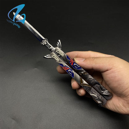 Zelda Fanmade Butterfly Knife Hot Switch Game Balisong Fan Art For Display Only