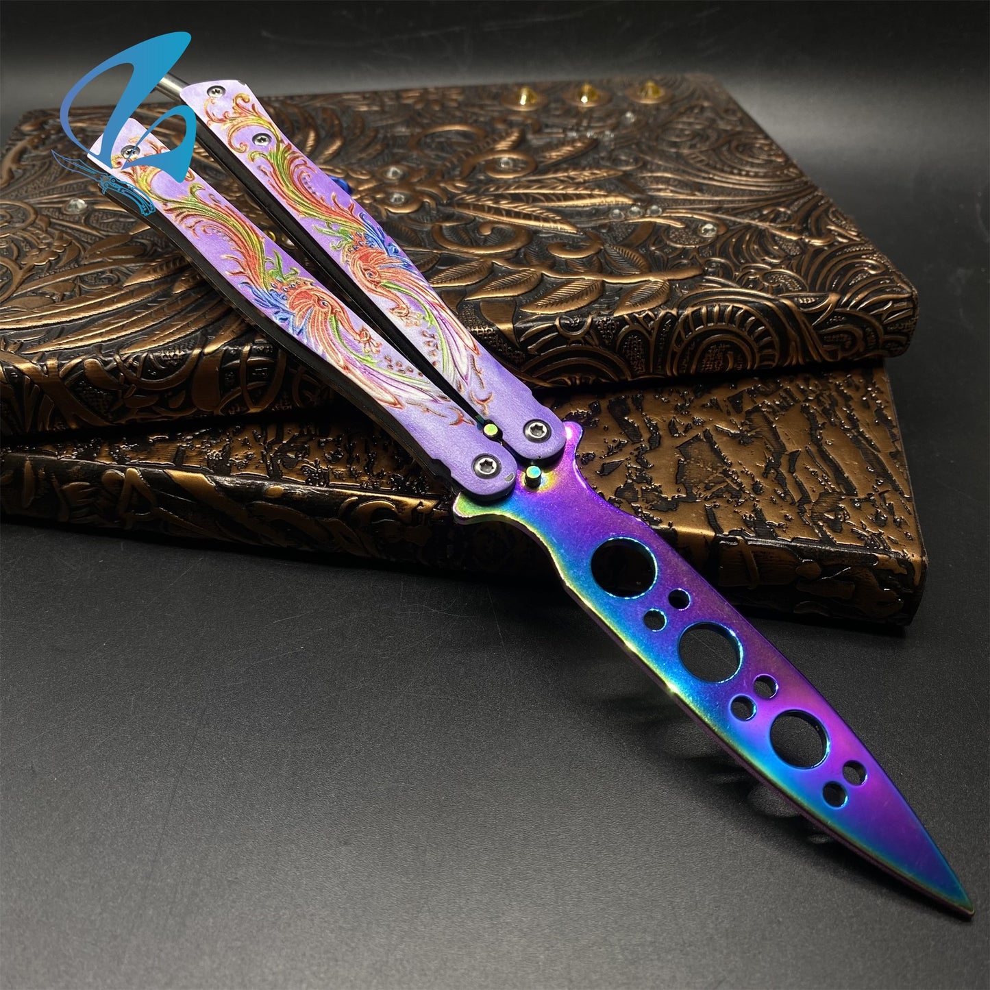 Phoenix Stainless Steel Butterfly Knife Trainer for Beginners