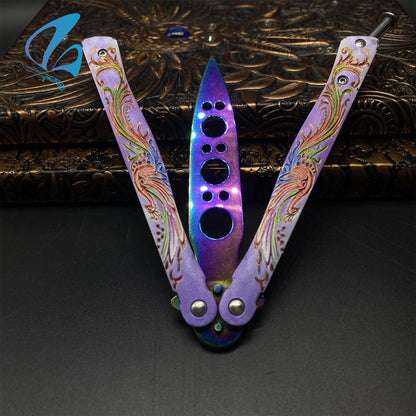 Phoenix Stainless Steel Butterfly Knife Trainer for Beginners