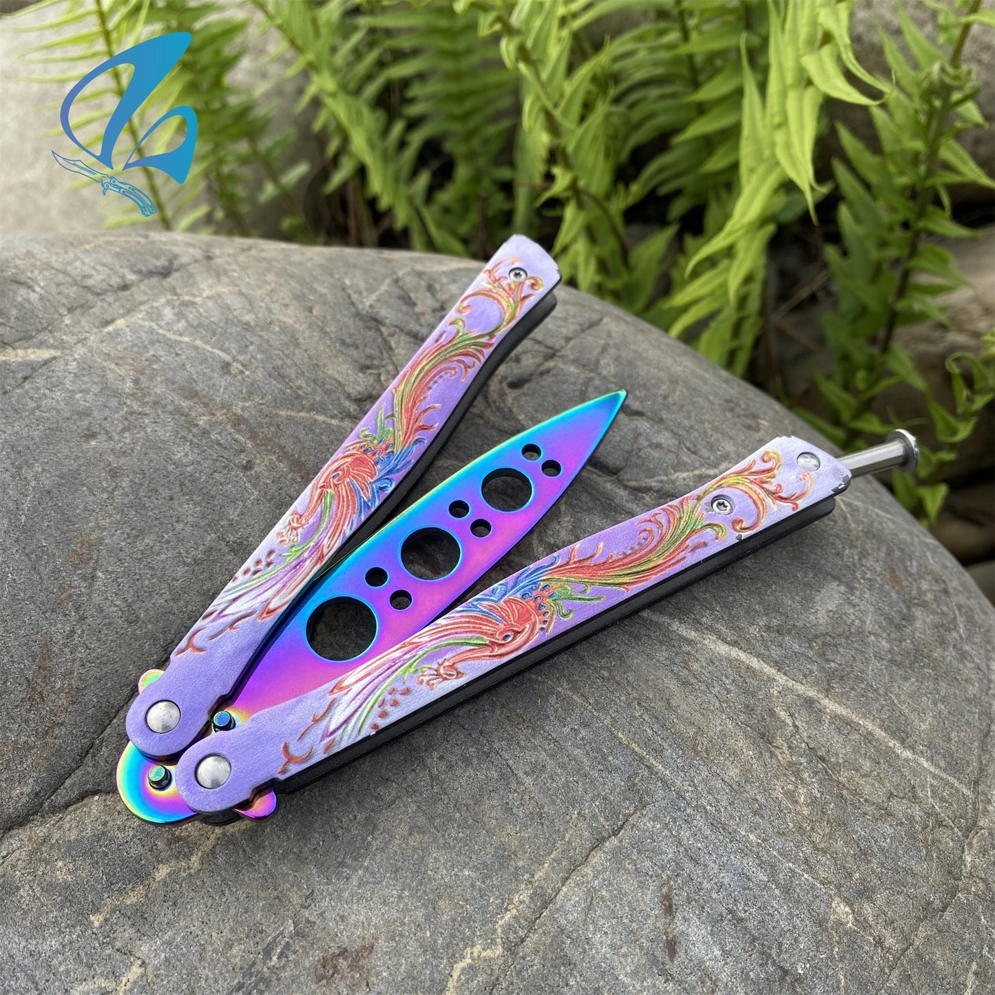 Phoenix Stainless Steel Butterfly Knife Trainer for Beginners