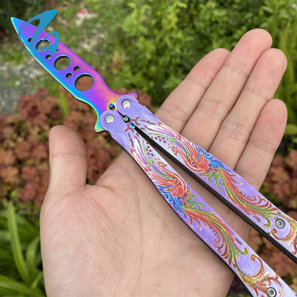 Phoenix Stainless Steel Butterfly Knife Trainer for Beginners