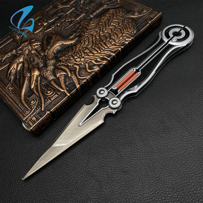 Magepunk Balisong Magepunk Butterfly Knife Trainer Collective Steampunk Style Magepunk Knife Prop