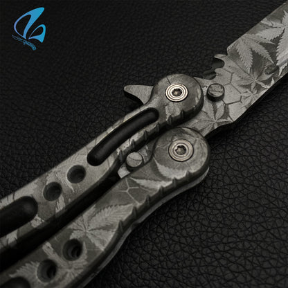 CSGO Maple Leaves Butterfly Knife Trainer Maple Leaves Skin Balisong Trainer