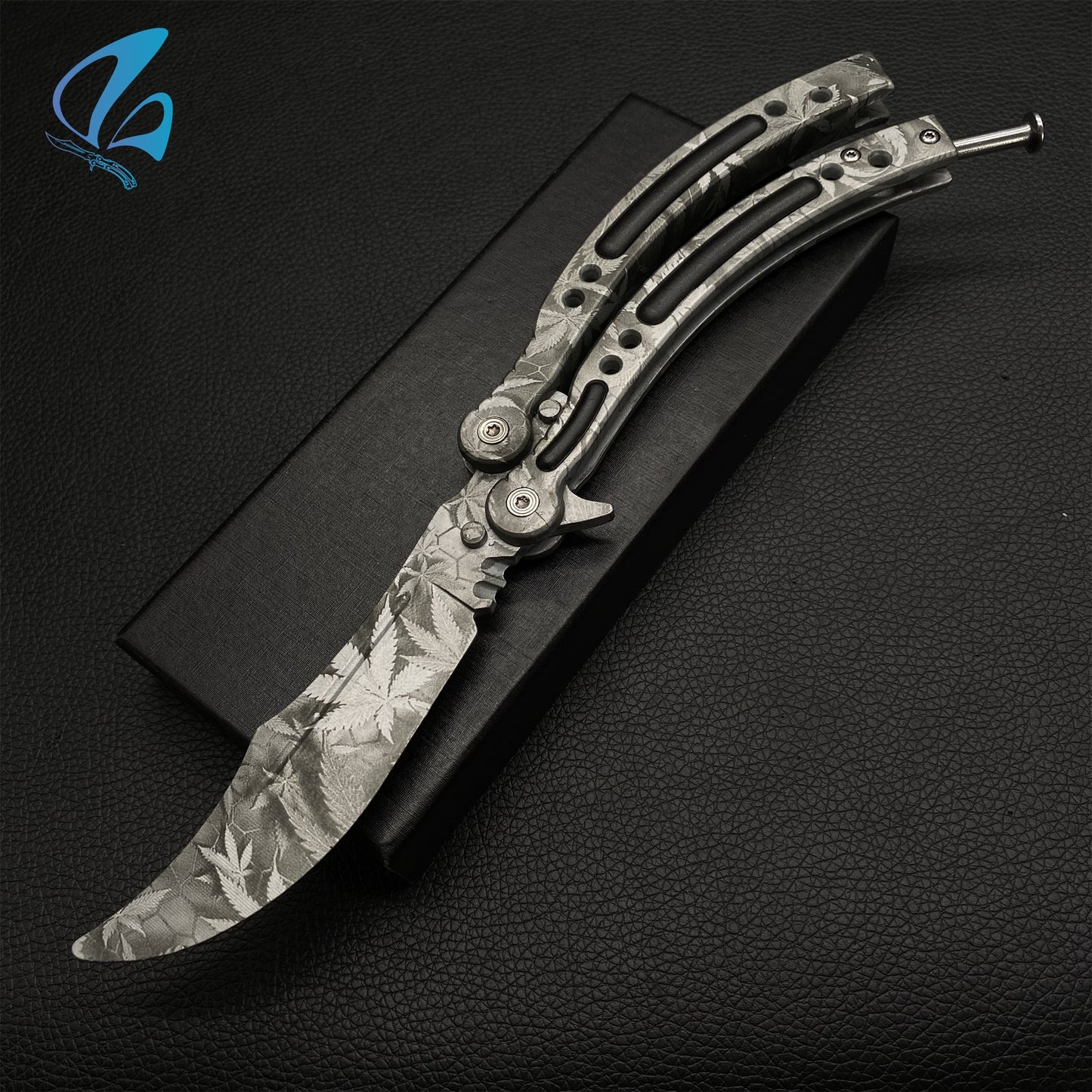 CSGO Maple Leaves Butterfly Knife Trainer Maple Leaves Skin Balisong Trainer